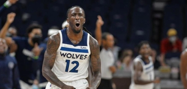 Taurean Prince, con la camiseta de Minnesota Timberwolves. 