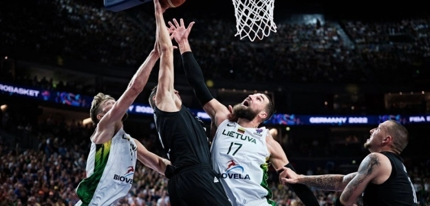 Alemania vence a Lituania en un partido de infarto.