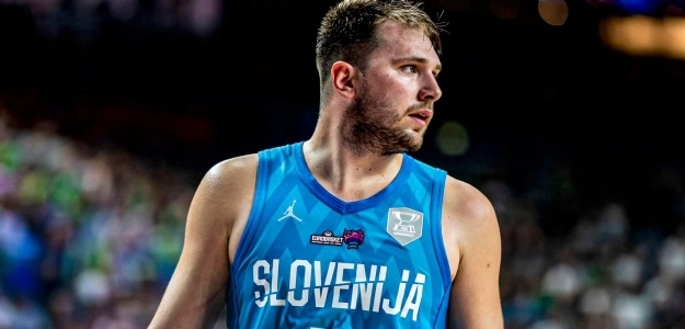 Luka Doncic, estrella de Eslovenia.