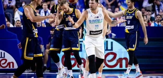 Luka Doncic, opción de hacer triple-doble en Eurobasket 2022. Foto: gettyimages