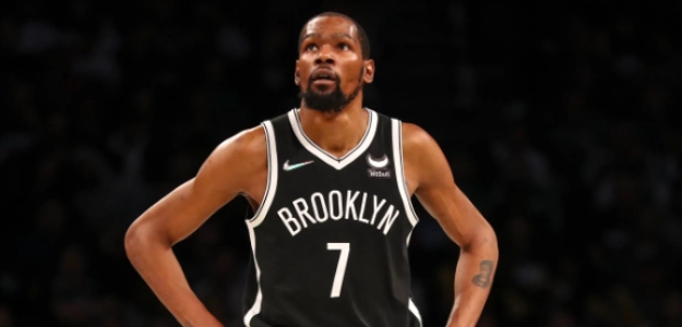 Kevin Durant, con la camiseta de Brooklyn Nets.