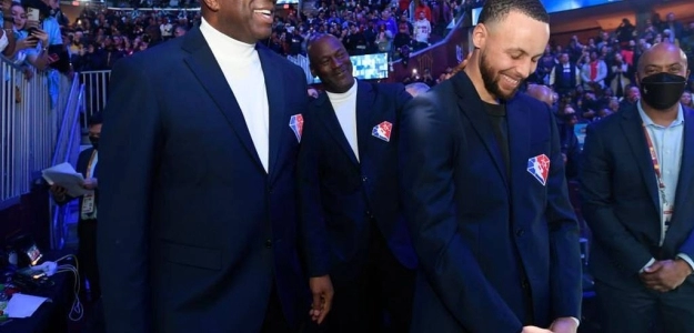 Magic Johnson y Stephen Curry, dos de los mejores bases de la historia de la NBA