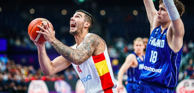 Willy Hernangómez, clave en el España-Finlandia. 