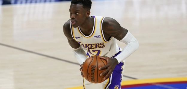 Dennis Schroder, jugador de Los Angeles Lakers.