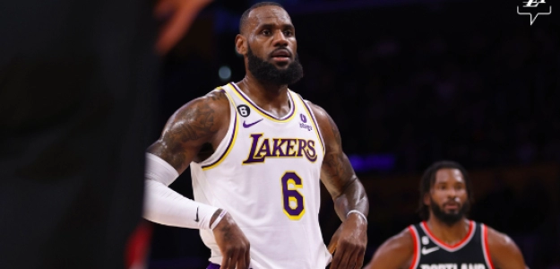 LeBron James, estrella de Los Angeles Lakers.
