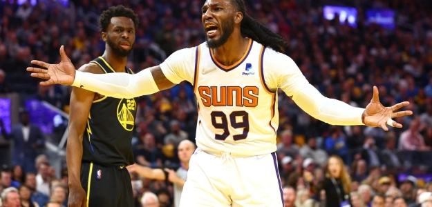 Jae Crowder protestando una jugada