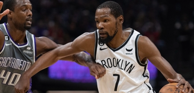 Kevin Durant, en un partido contra Sacramento Kings