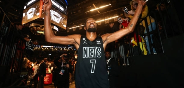 Kevin Durant, exhibición. Foto: gettyimages