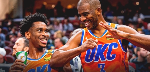 Shai Gilgeous-Alexander y Chris Paul