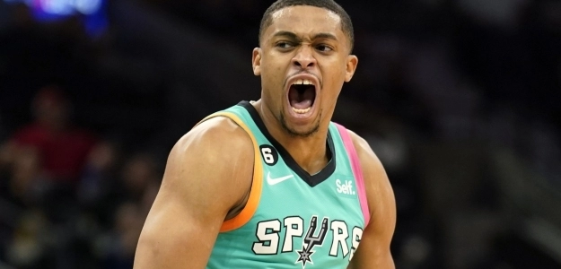 Keldon Johnson, jugador de San Antonio Spurs.