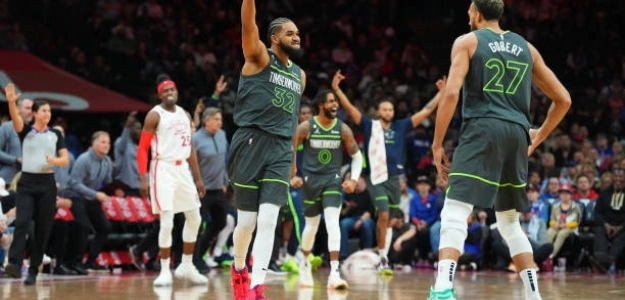 Minnesota Timberwolves, mejor sin Towns y Gobert. Foto: gettyimages