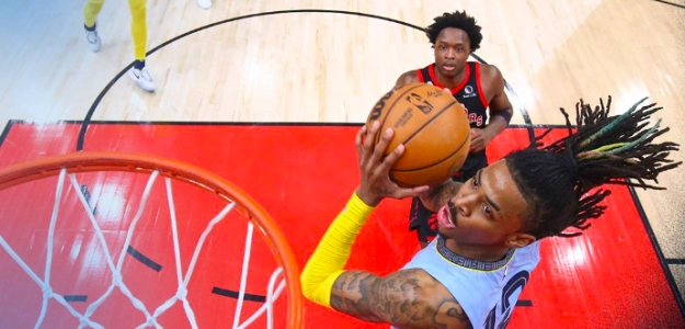 Ja Morant, estrella de Memphis Grizzlies. 