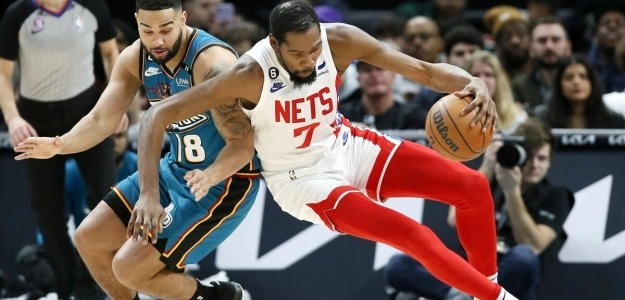 Kevin Durant, en un partido contra Detroit Pistons