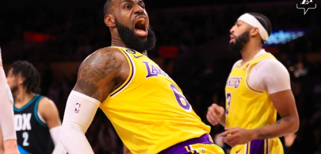 LeBron James, jugador de Los Angeles Lakers.