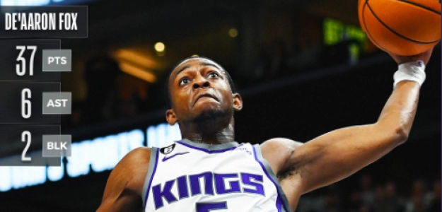 De'Aaron Fox, estrella de Sacramento Kings. 