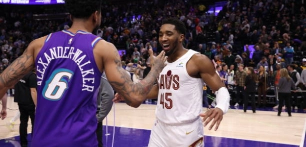 Donovan Mitchell, homenaje. Foto. gettyimages