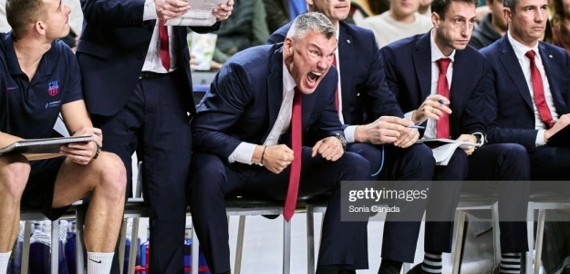 Sarunas Jasikevicius, entrenador del FC Barcelona. Foto: gettyimages