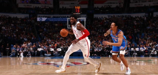 Joel Embiid, triple-doble. Foto: gettyimages