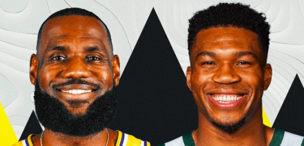 LeBron James y Giannis Antetokounmpo, capitanes del próximo All Star Game.