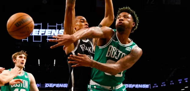 Marcus Smart, estrella de Boston Celtics. 