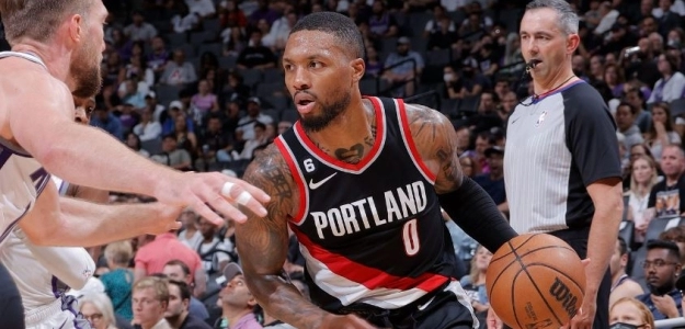 Damian Lillard, estrella de Portland Trail Blazers. 