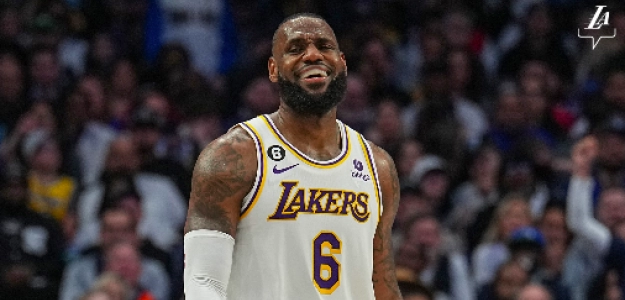 LeBron James, estrella de Los Angeles Lakers. 
