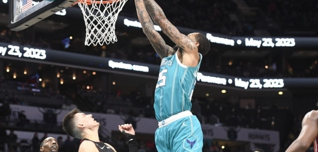 PJ Washington, en un partido contra Miami Heat