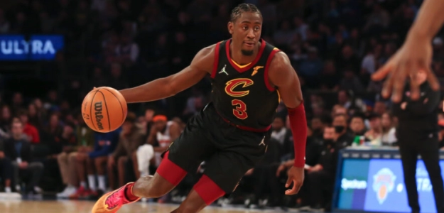 Caris LeVert, con la camiseta de Cleveland Cavaliers. 