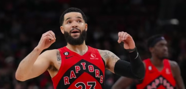 Fred VanVleet, estrella de Toronto Raptors. 