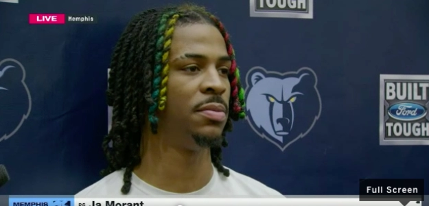 Ja Morant, estrella de Memphis Grizzlies. 