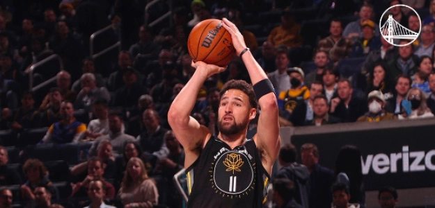 Klay Thompson, estrella de Golden State Warriors. 