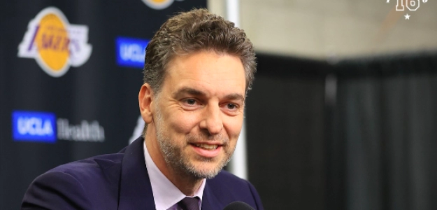 Pau Gasol, estrella de Los Angeles Lakers. 