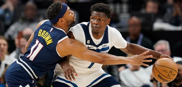 Anthony Edwards, en los Playoffs NBA 2023 contra los Denver Nuggets