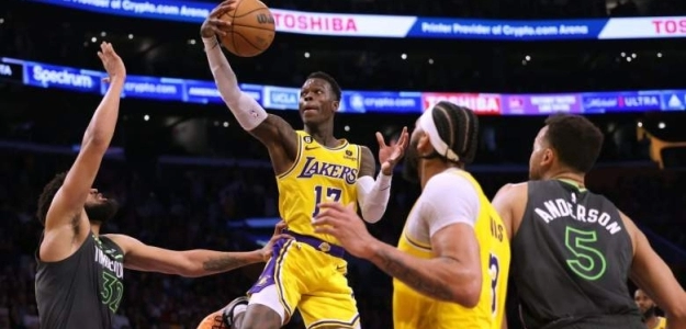 Dennis Schroder, en un partido contra los Minnesota Timberwolves