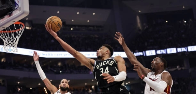 Giannis Antetokounmpo, dependencia de Milwaukee Bucks. Foto: gettyimages