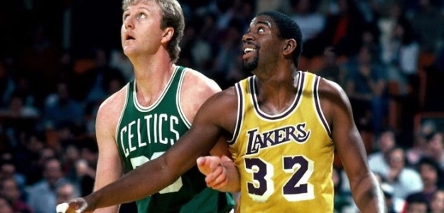 Larry Bird y Magic Johnson