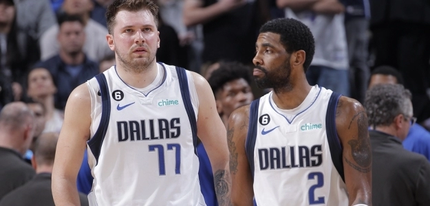 Luka Doncic y Kyrie Irving