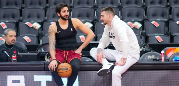 Ricky Rubio y Juancho Hernangómez. 