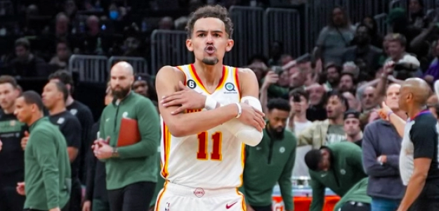 Trae Young, estrella de Atlanta Hawks.