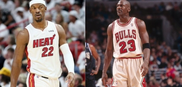 Jimmy Butler y Michael Jordan