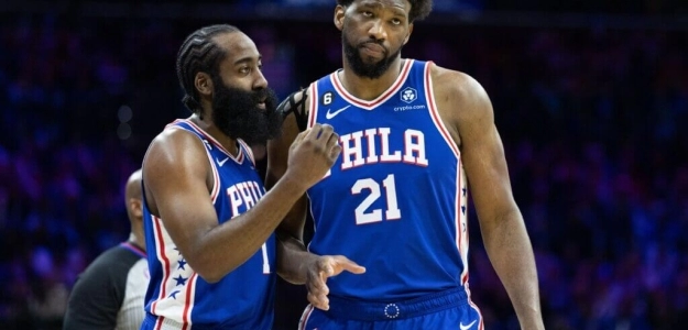 James Harden y Joel Embiid