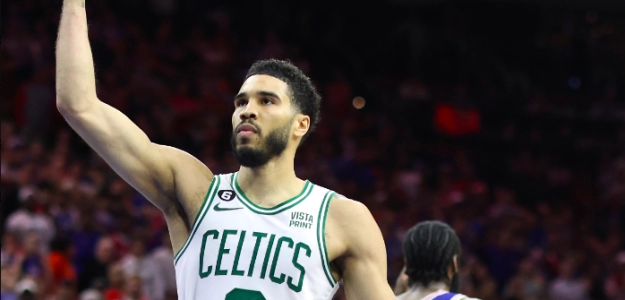 Jayson Tatum, estrella de Boston Celtics. 