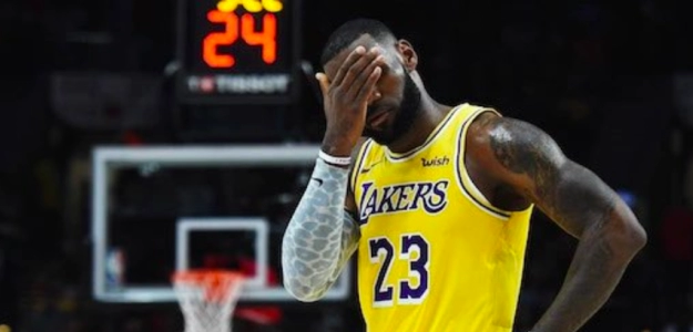 LeBron James, estrella de Los Angeles Lakers. 