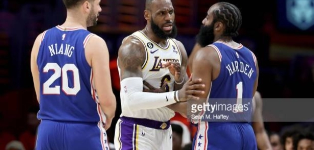 Georges Niang, LeBron James y James Harden