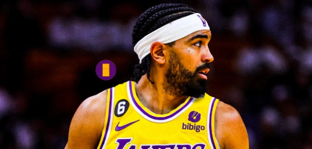 Gabe Vincent, jugador de Los Angeles Lakers. 