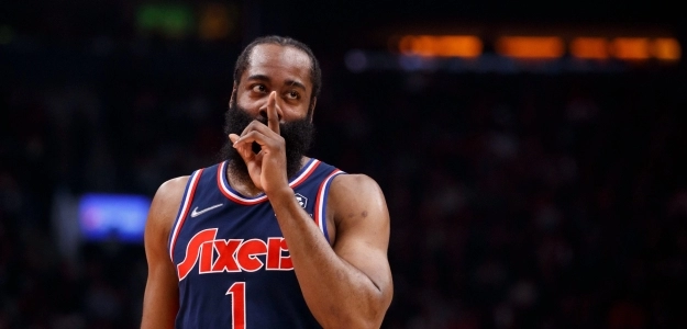 James Harden, jugador de Philadelphia 76ers.