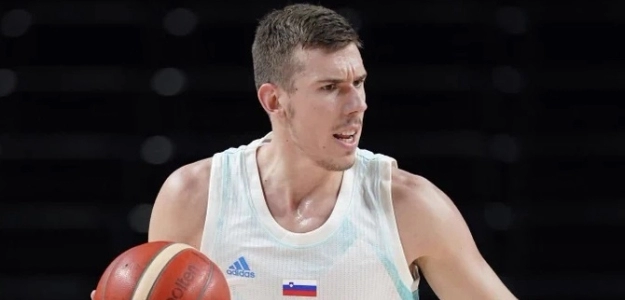 Vlatko Cancar, jugador de Eslovenia.