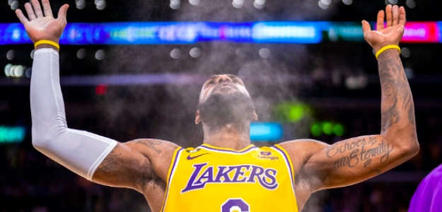 LeBron James, jugador de Los Angeles Lakers. 