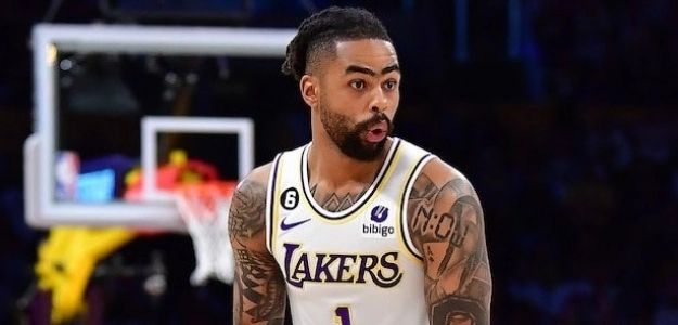 D'Angelo Russell, jugador de Los Angeles Lakers.