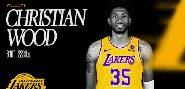 Christian Wood, estrella de Los Angeles Lakers. 